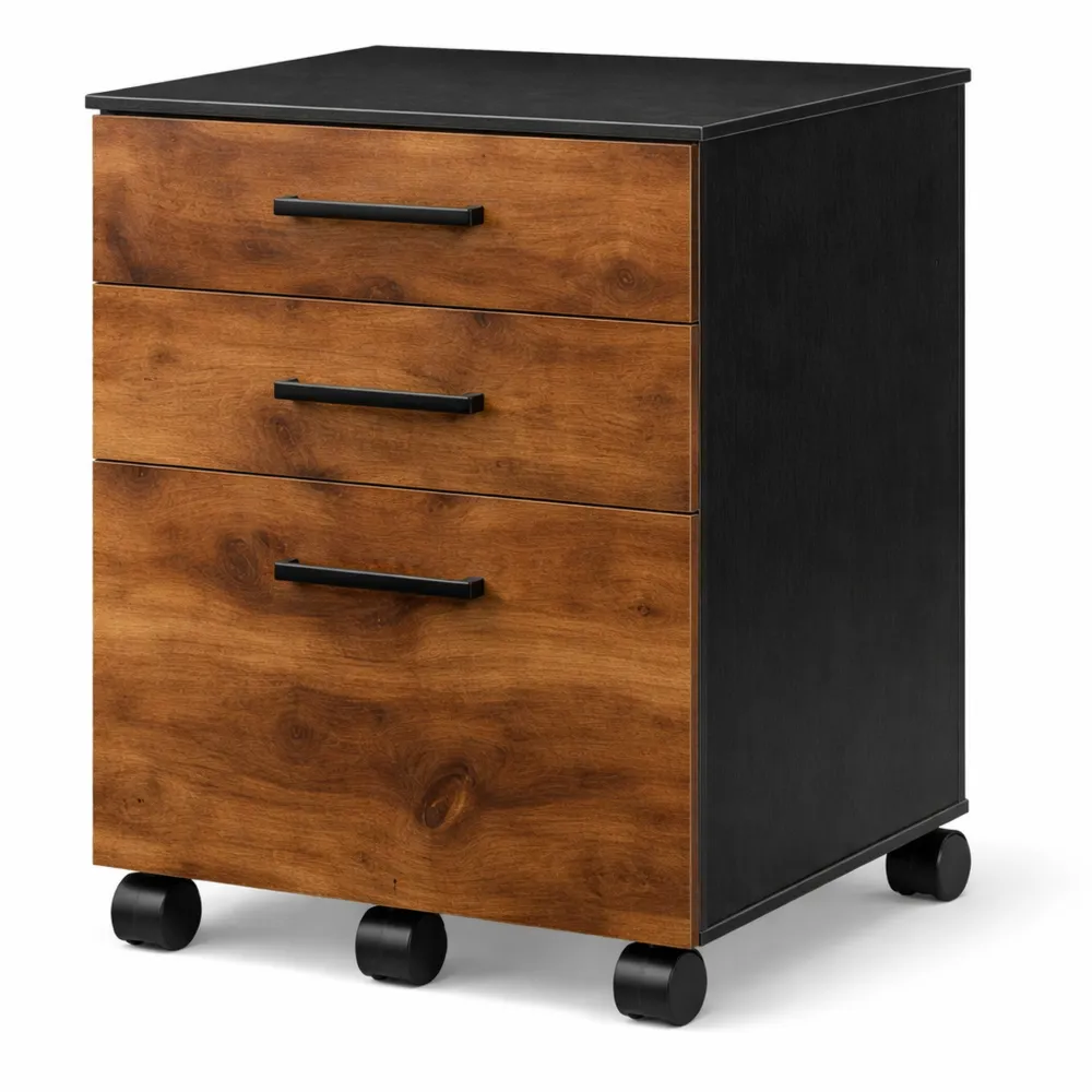 Schedario Ufficio Industriale con 3 Cassetti e Ruote