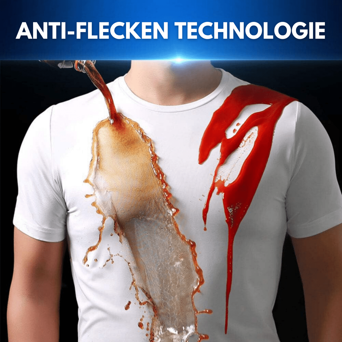 NanoBlack™️ Anti-Flecken T-Shirt