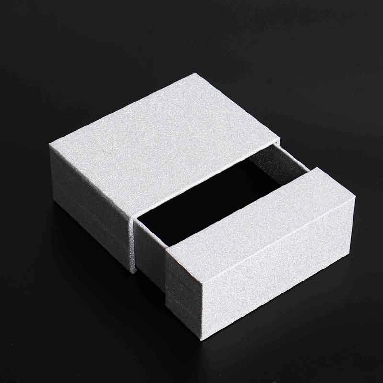Custom Luxury Silver Foil Paper Jewelry Box Set Manufacturer