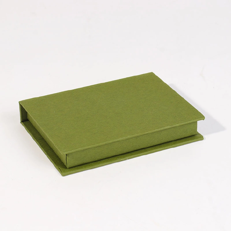 Custom Book-Shaped Magnetic Jewelry Box with Envelope Bag