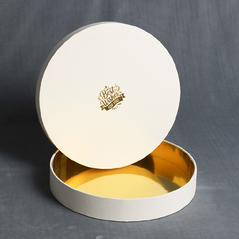 Custom Round Gift Box With Lid For Chocolate Boxes Manufacturer