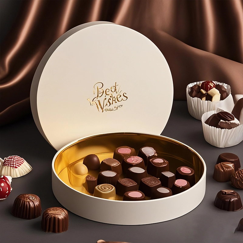 Quality Custom Round Gift Box With Lid For Chocolate Boxes/ Manufacturer | Jialan Package