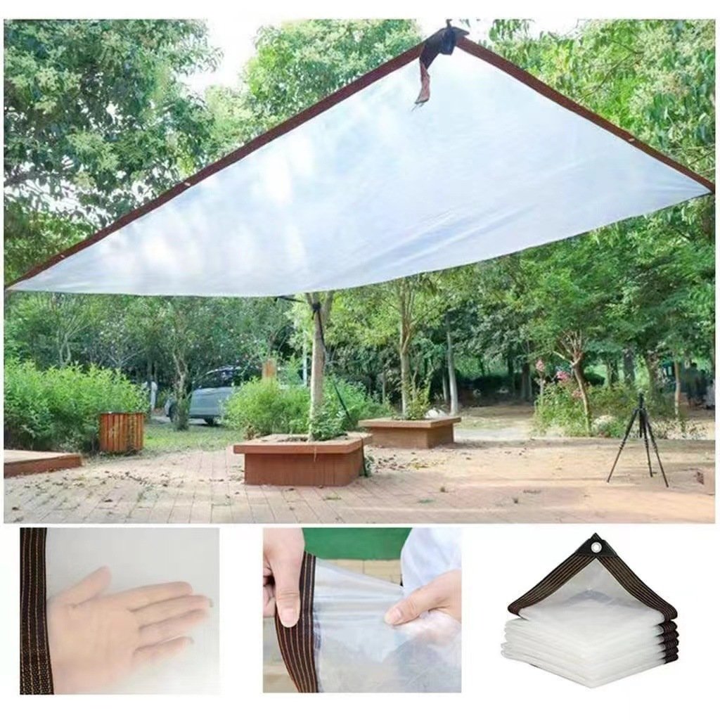 💦🌊 Heavy-Duty PVC Tarp - Weatherproof Clear Waterproof Tarp 