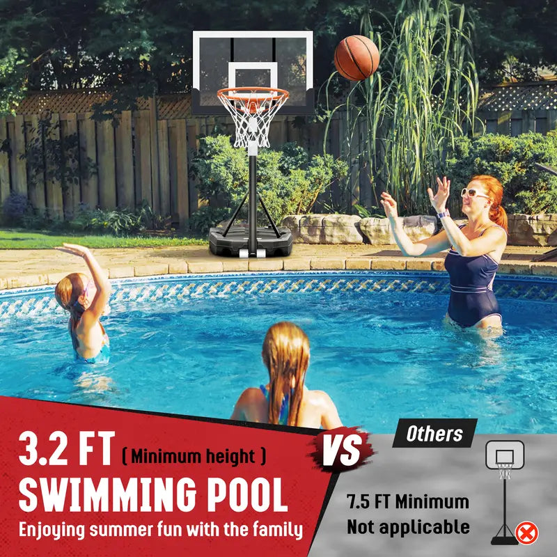 Lumen Adjustable & Portable Basketball Hoop