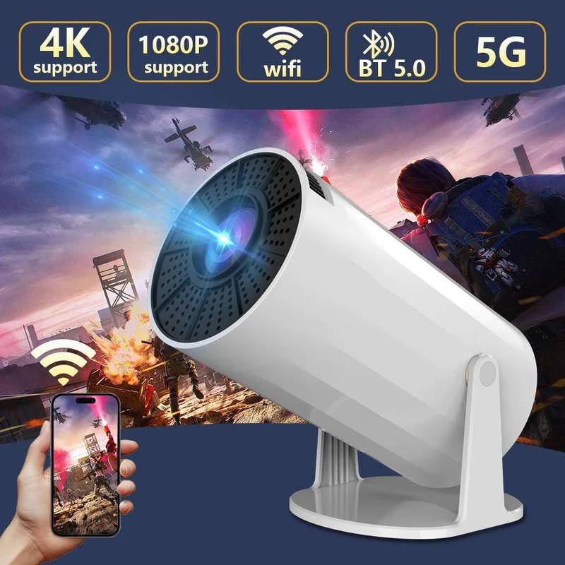  2026 New Upgraded High-Definition Smart Projector, Portable Projector