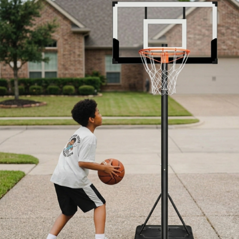 Lumen Adjustable & Portable Basketball Hoop
