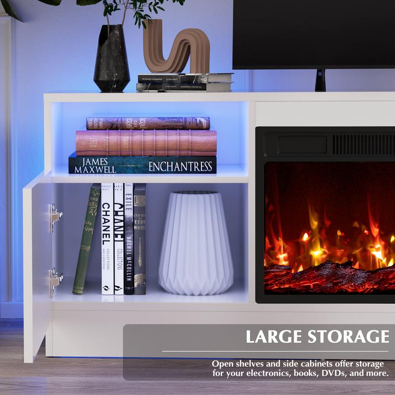 Lumen Fireplace TV Stand