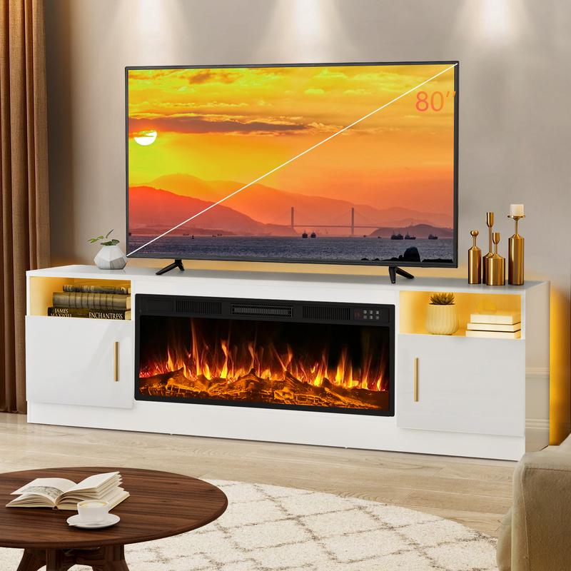 Lumen Fireplace TV Stand
