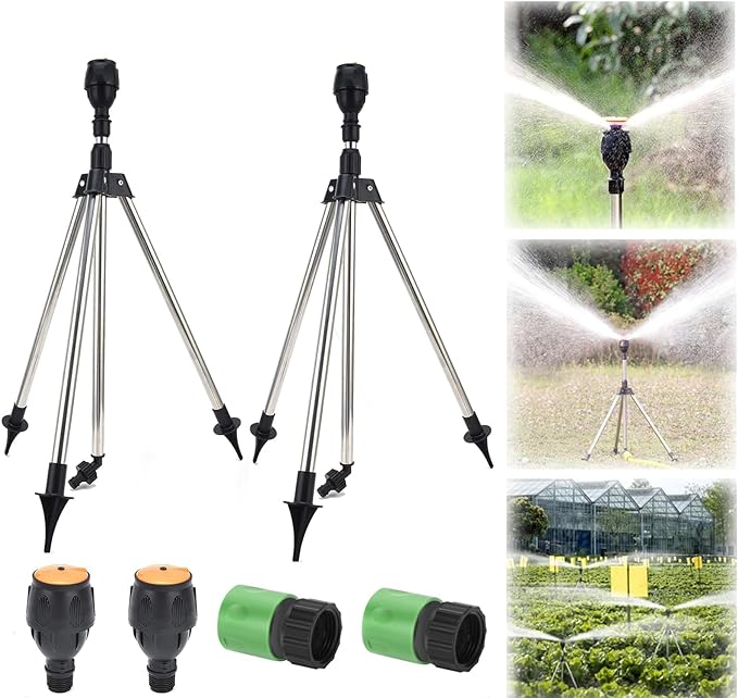 (🔥SPRING HOT SALE 30% OFF🌟)Rotating Tripod Sprinkler