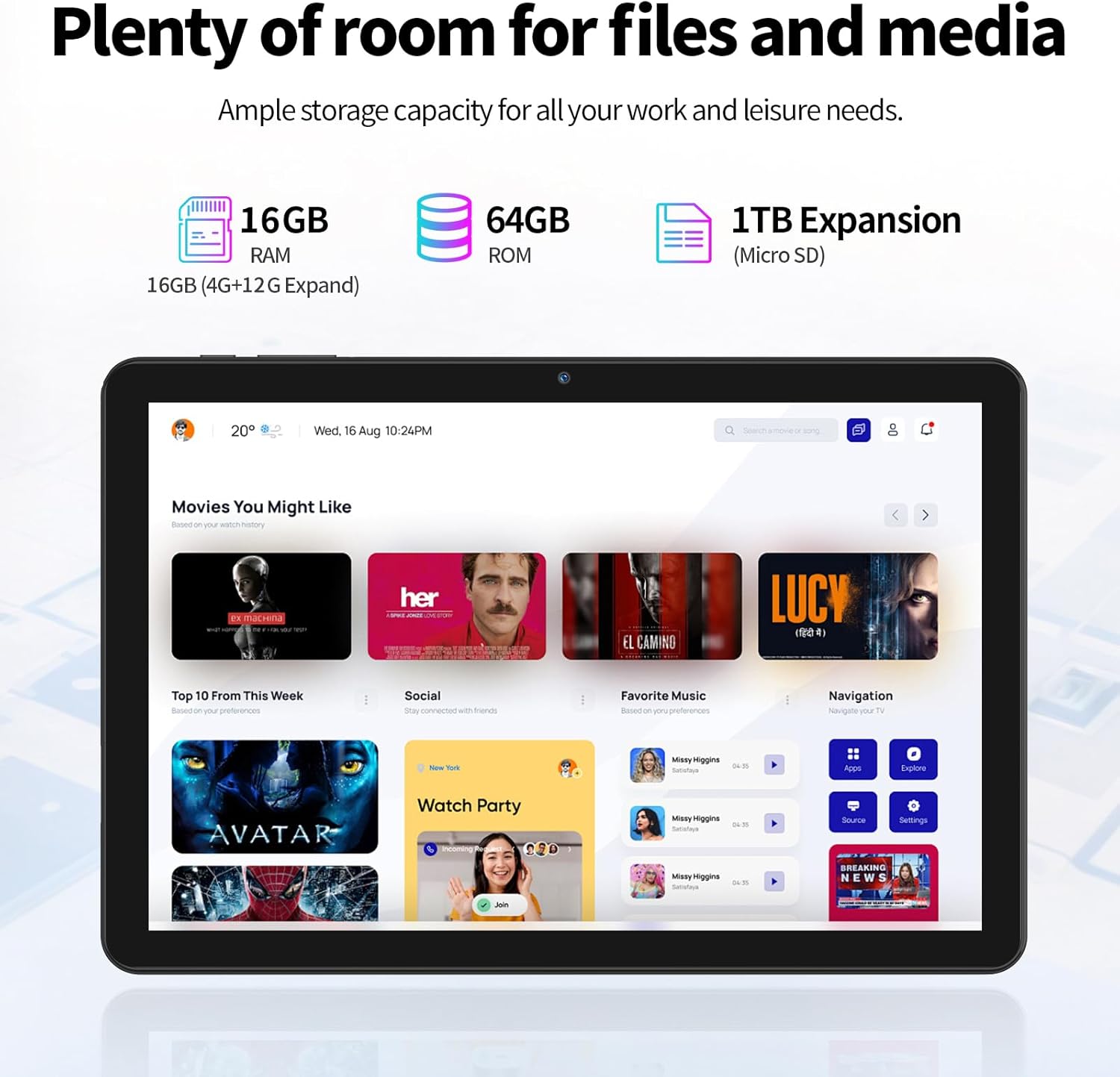 PRITOM 10 Inch Tablet, 6-in-1 Tablets, 16 GB, 64 GB ROM, Android 15, 1024GB Expand,Qcta Core, WiFi 6, 6000 Mah, Tablet PC with Keyboard, Mouse, Case, Grey