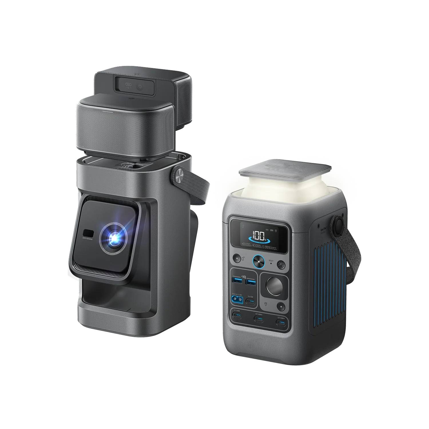 World's First Portable Projector with Detachable Speakers