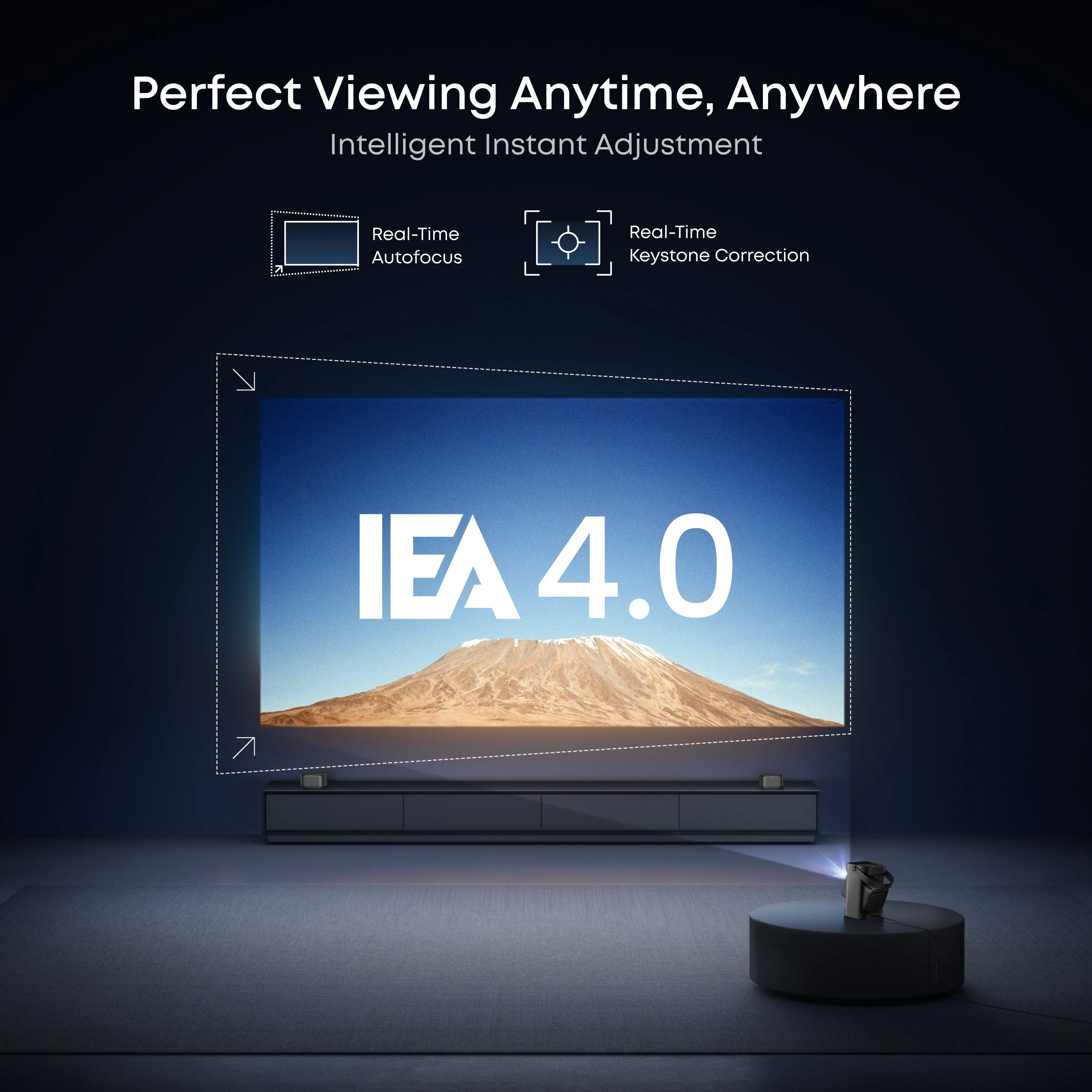 World's First Portable Projector with Detachable Speakers