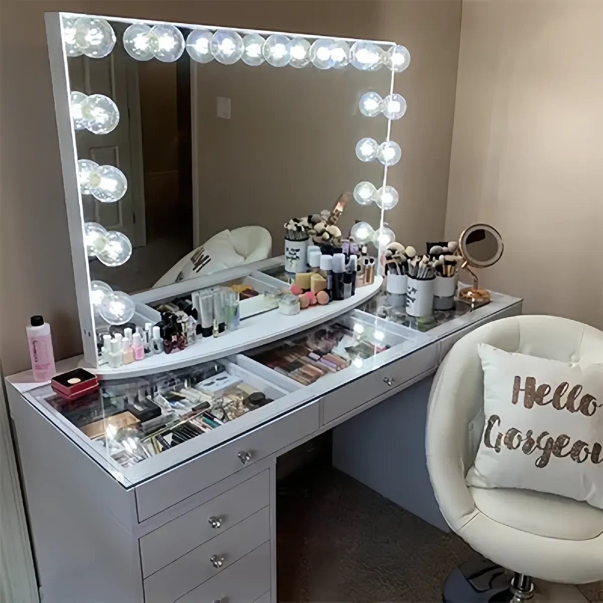 Limited-time Promotion, Multifunctional Vanity Mirror dressing table