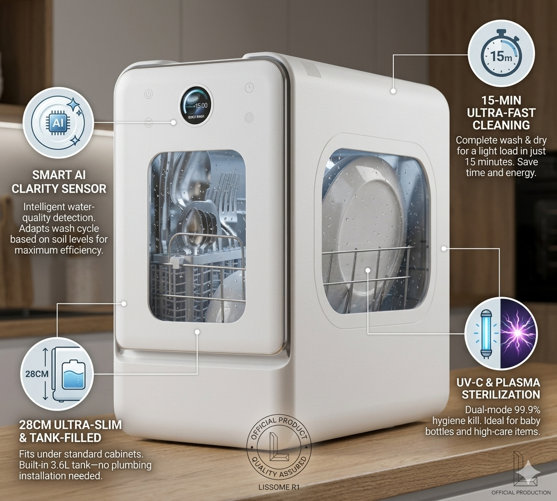 The Smartest Portable Dishwasher