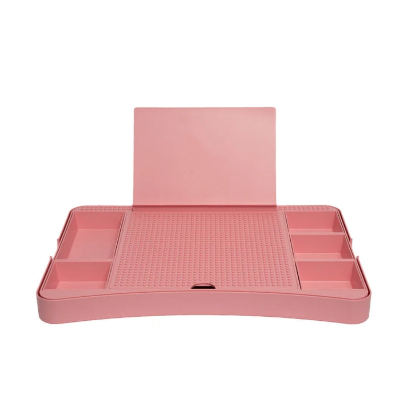 Portable Brick Building Desk – Creative Lap Desk for Bricks & Blocks