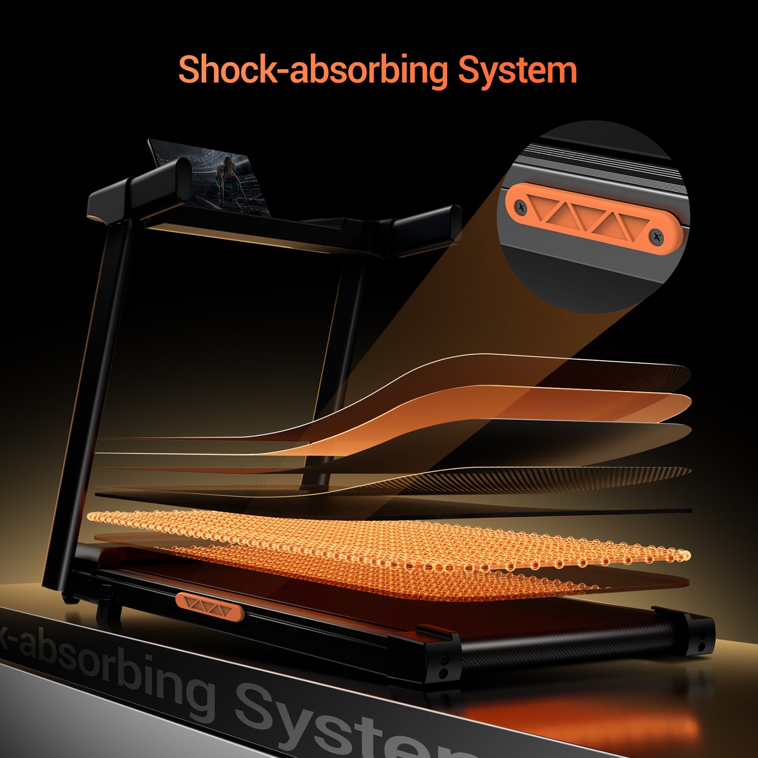 Foldable Treadmill with 10%/15% Incline for Home and Office