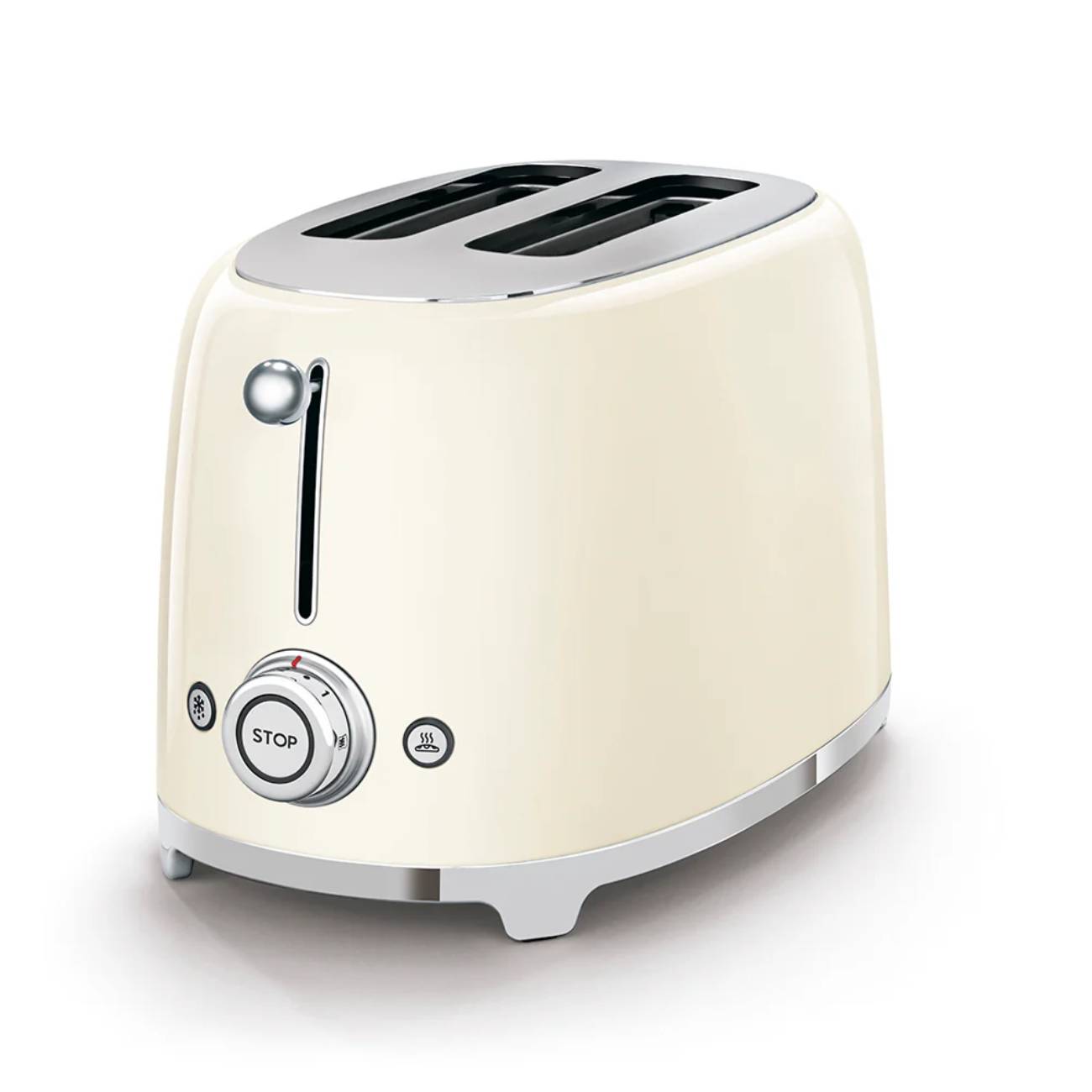 2-Slice Toaster - Retro-Style Cream