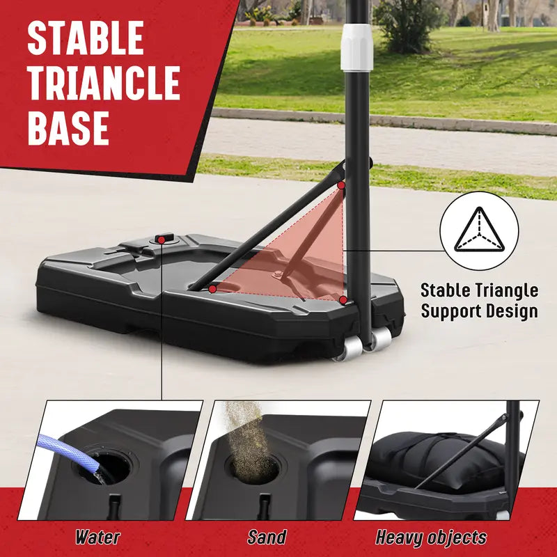 Lumen Adjustable & Portable Basketball Hoop