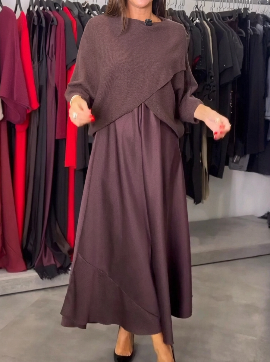 Elegant Layered Two-Piece Dress Set (Buy 2 Free Shipping)