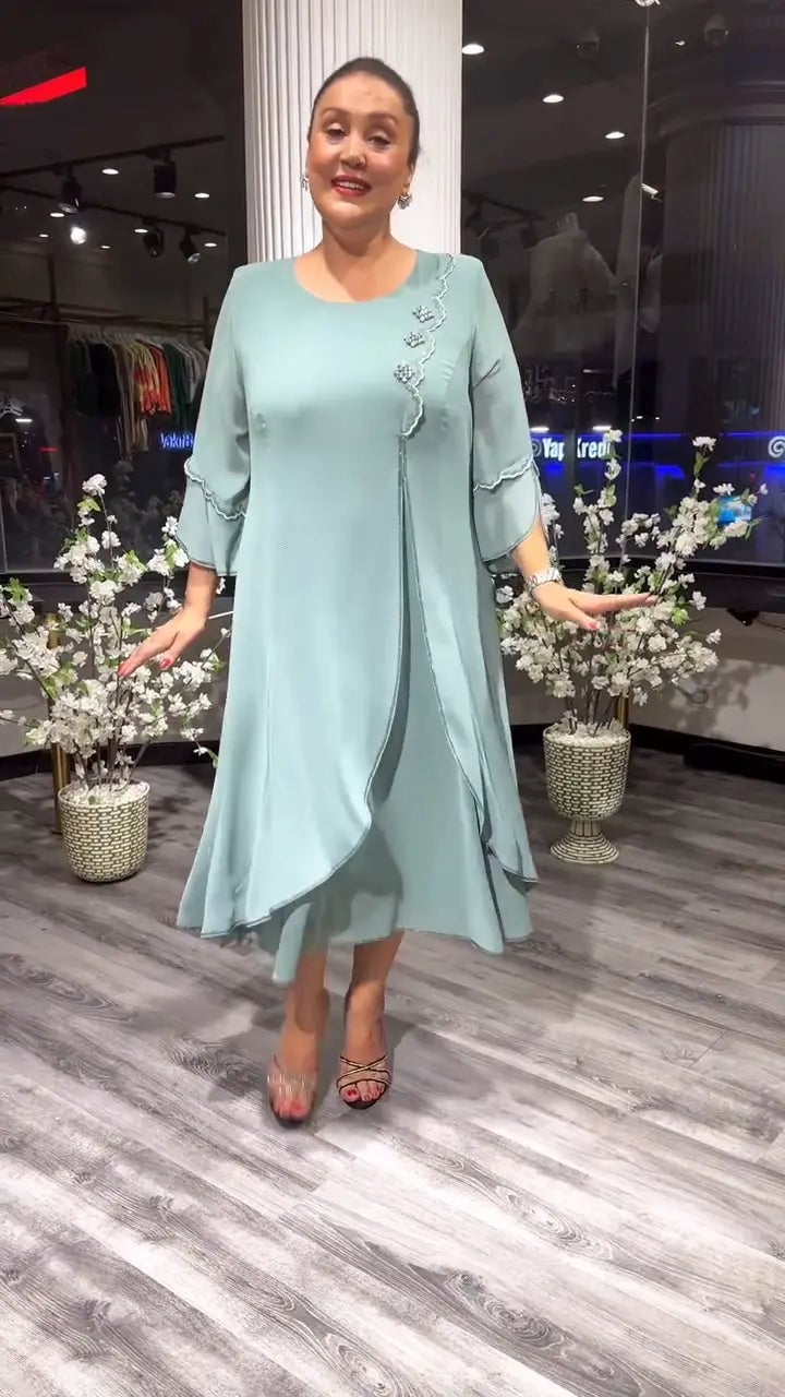 Last Day 70% OFF🔥Chiffon Solid Color Loose Dress (Buy 2 Free Shipping)