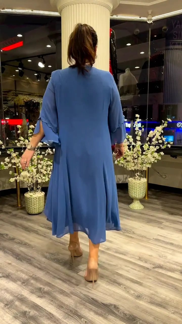 Last Day 70% OFF🔥Chiffon Solid Color Loose Dress (Buy 2 Free Shipping)
