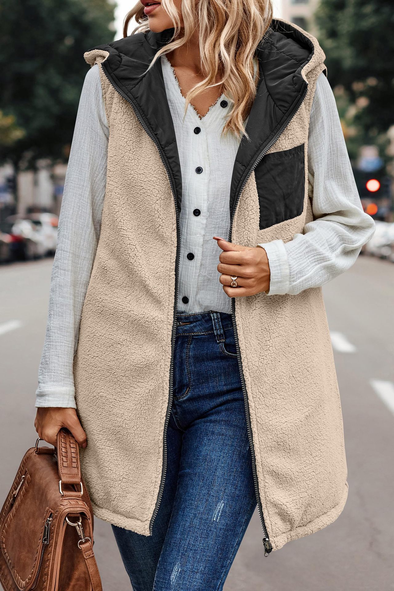 🔥Buy 2 Free Shipping🔥Great Gift! Fall/Winter Reversible Puffer Vest