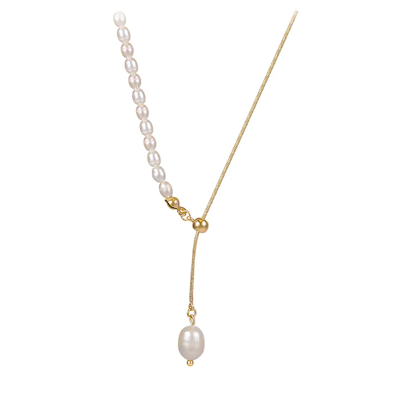 Golden Dream Retro Pearl Necklace
