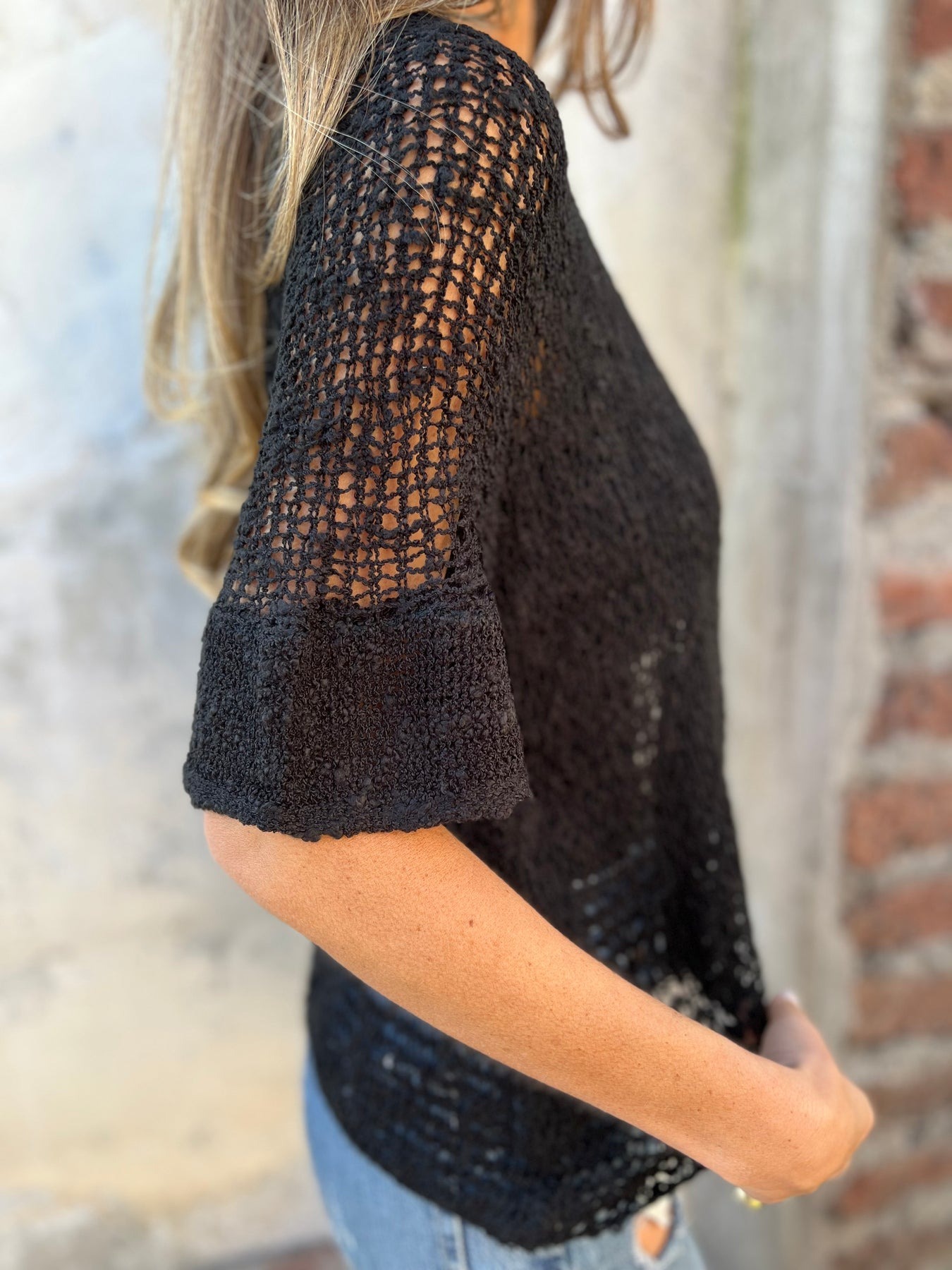 One Button Woven Shirt