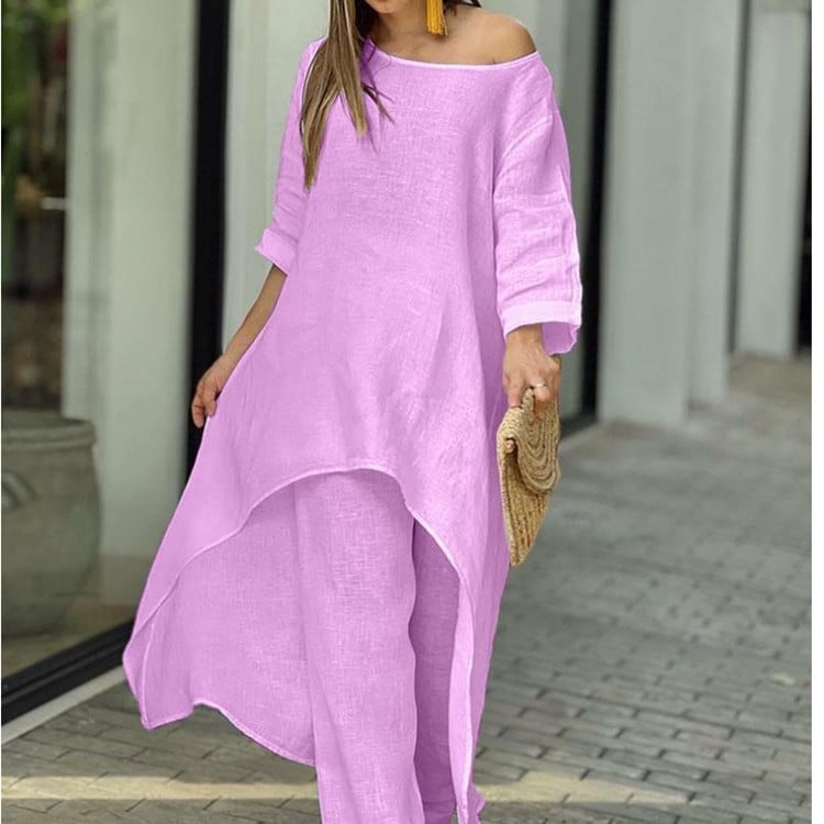 Last Day Promotion 49% OFF🔥Linen Fashionable Casual Suit(Buy 2 Free Shipping)