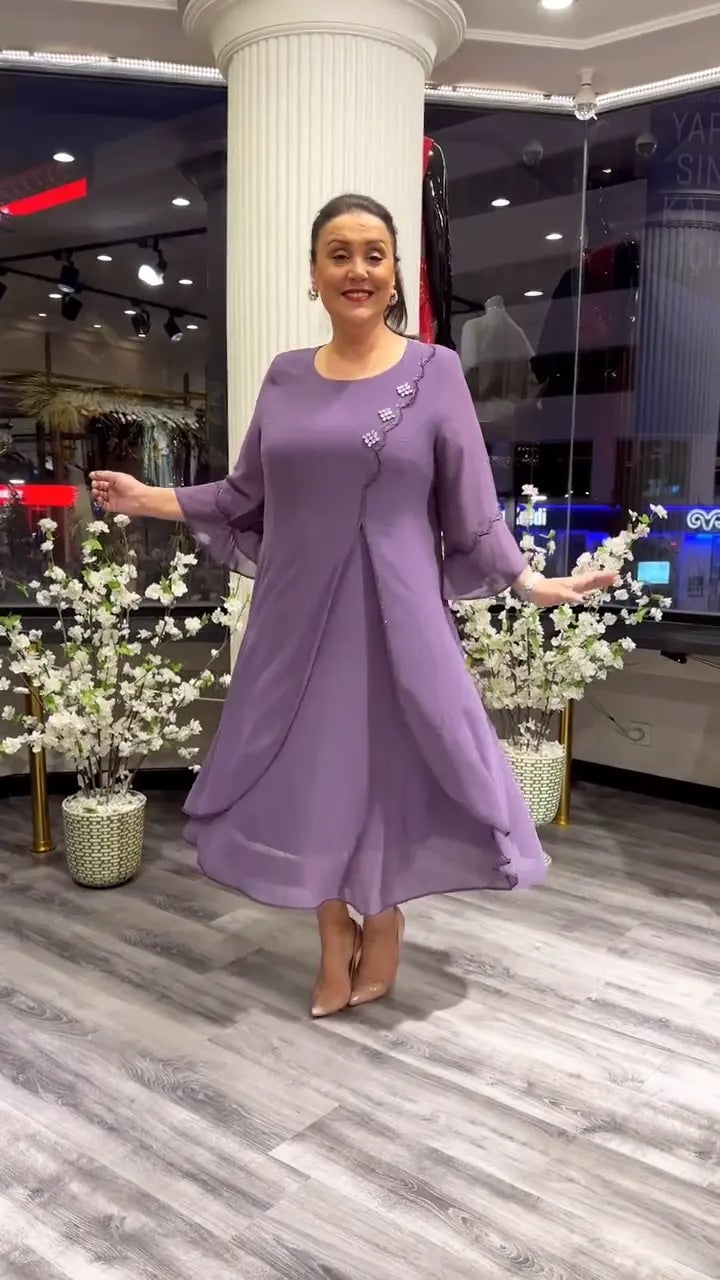 Last Day 70% OFF🔥Chiffon Solid Color Loose Dress (Buy 2 Free Shipping)