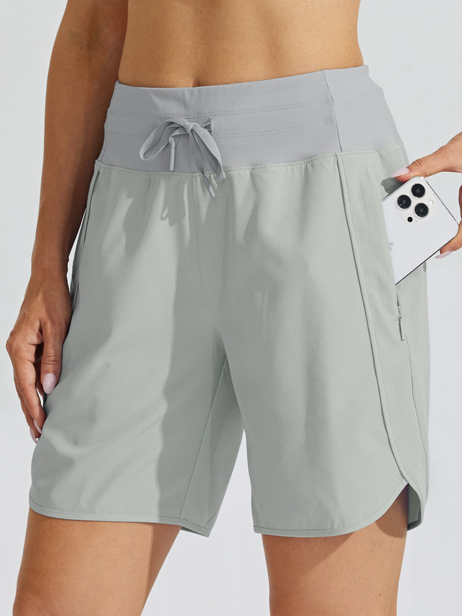 Women's 7 Inseam Athletic High Wasistband Shorts (Buy 2 Free Shipping)