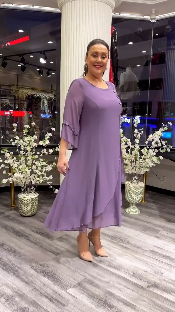 Last Day 70% OFF🔥Chiffon Solid Color Loose Dress (Buy 2 Free Shipping)