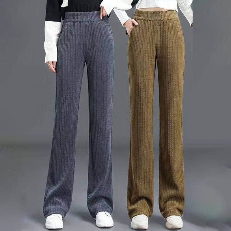 ❄️Winter Necessity🌟Women's Versatile Stretchy Elastic Waist Comfy Wide-Leg Pants