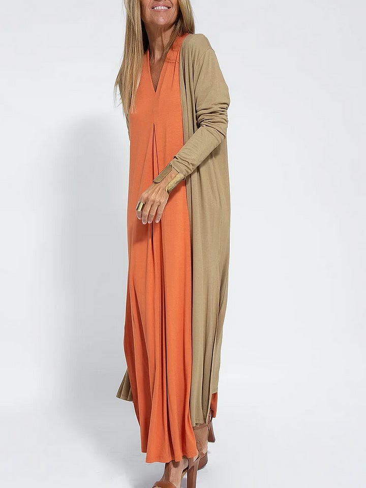 Last Day Promotion🔥Elegant Solid Color Sleeveless Maxi Dress(BUY 2 FREE SHIPPING)