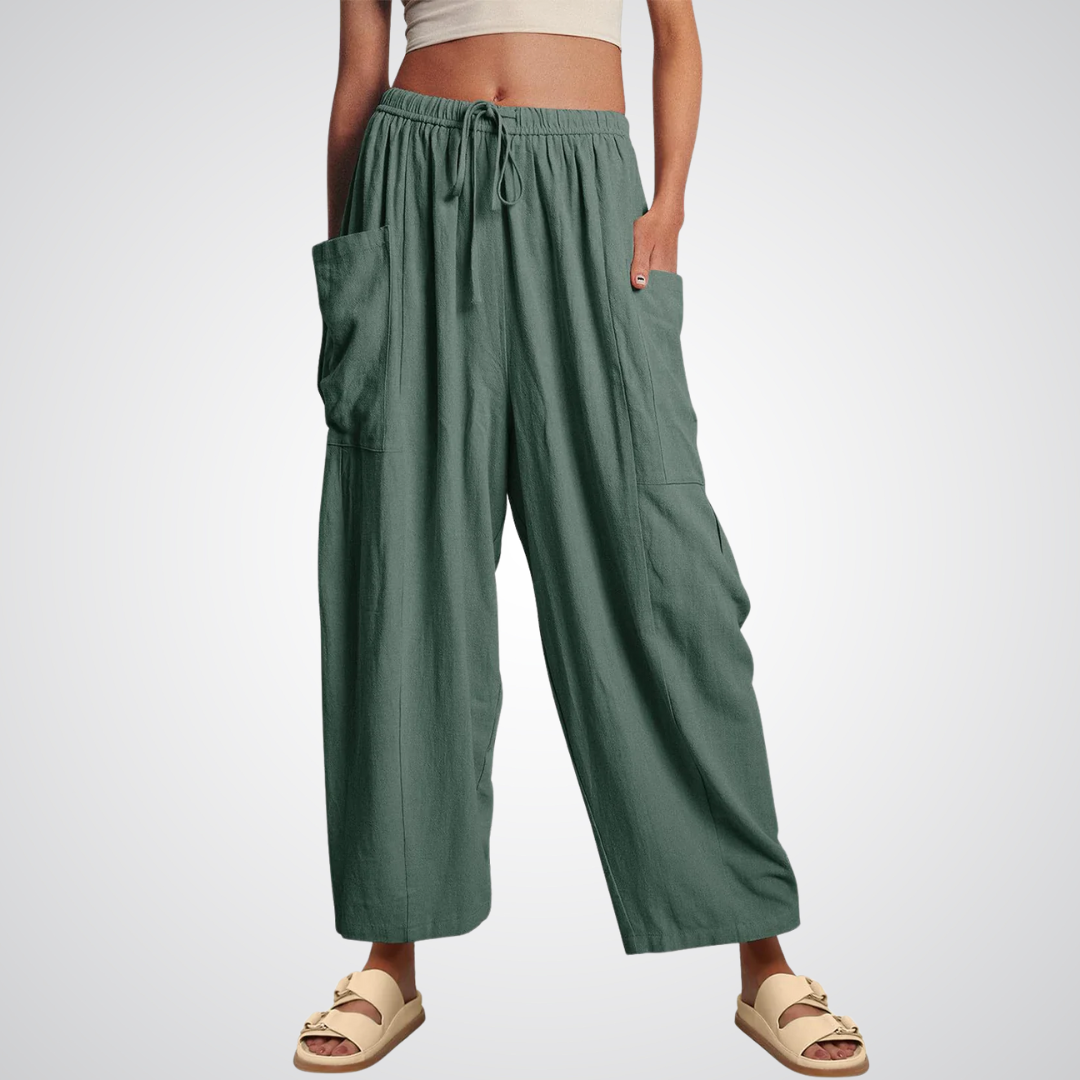 Wide Leg Comfort Pants (Buy 2 Free Shipping)