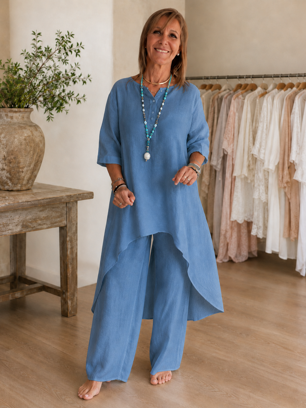 Linen Casual Suit (Buy 2 Free Shipping)