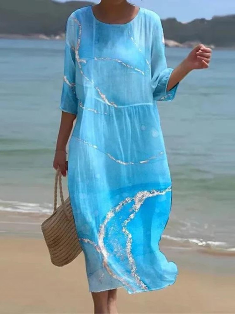 Lightweight Loose Casual Maxi Dress (Buy 2 Free Shipping)