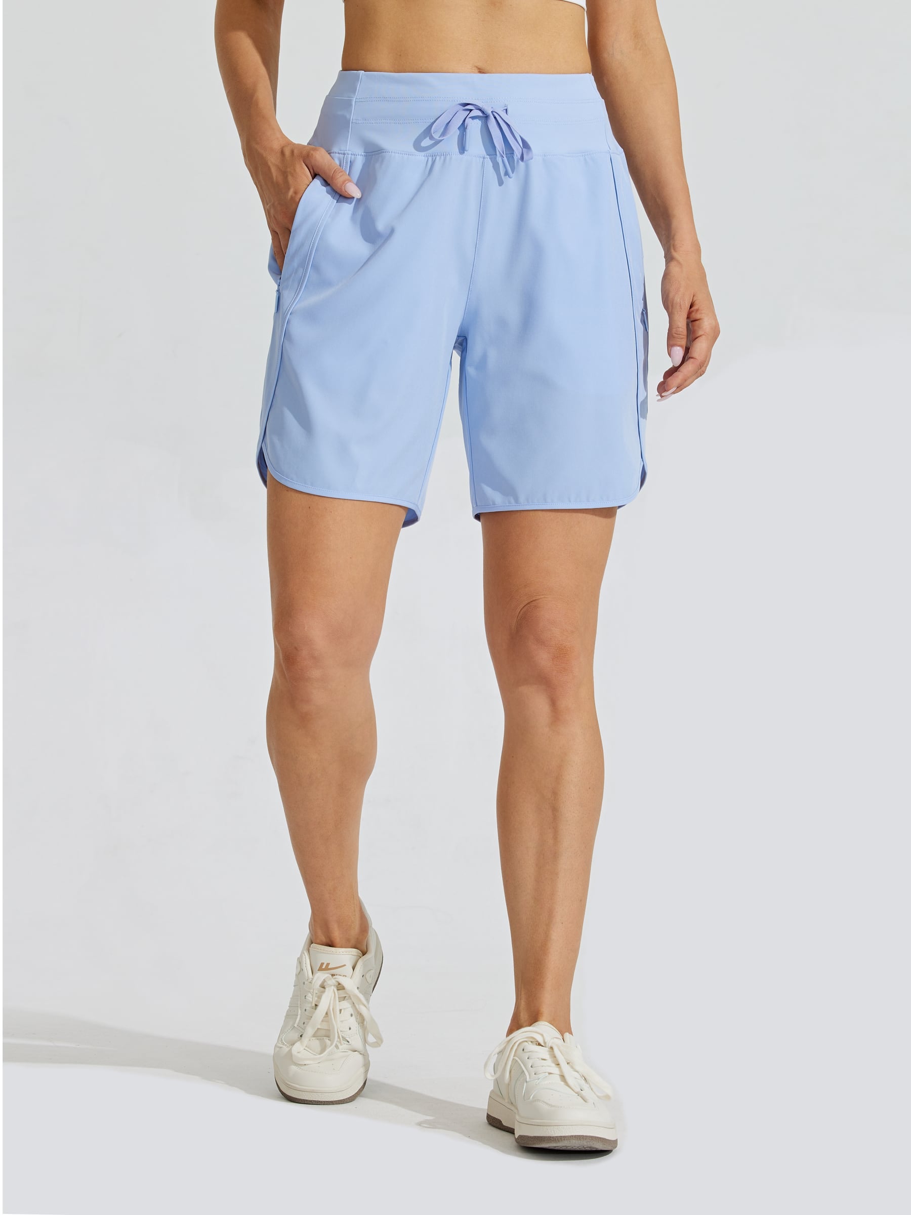 Women's 7 Inseam Athletic High Wasistband Shorts (Buy 2 Free Shipping)