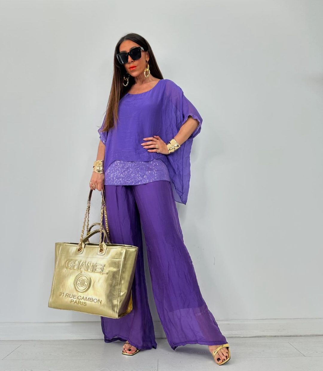 Last Day Promotion🔥Elegant Chiffon Two-Piece Set(Buy 2 Free Shipping)
