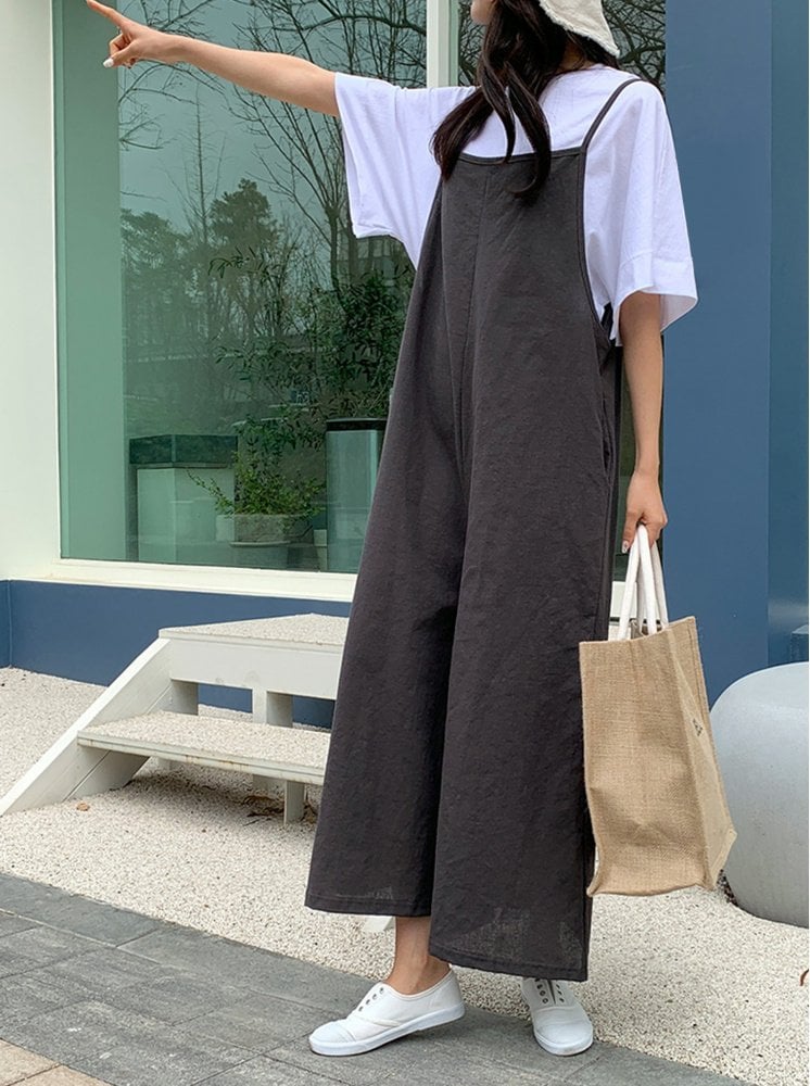 Last Day Promotion 57% OFF🔥Women's Sleeveless Oversized Casual Jumpsuit