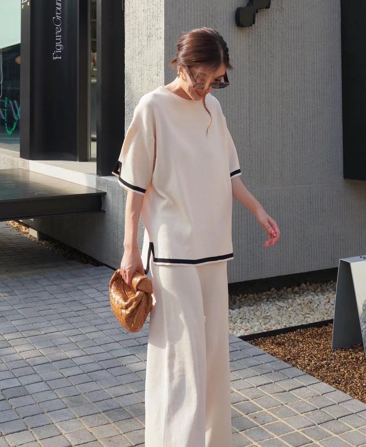 Classy Elastic Knit Lounge Set (Buy 2 Free Shipping)