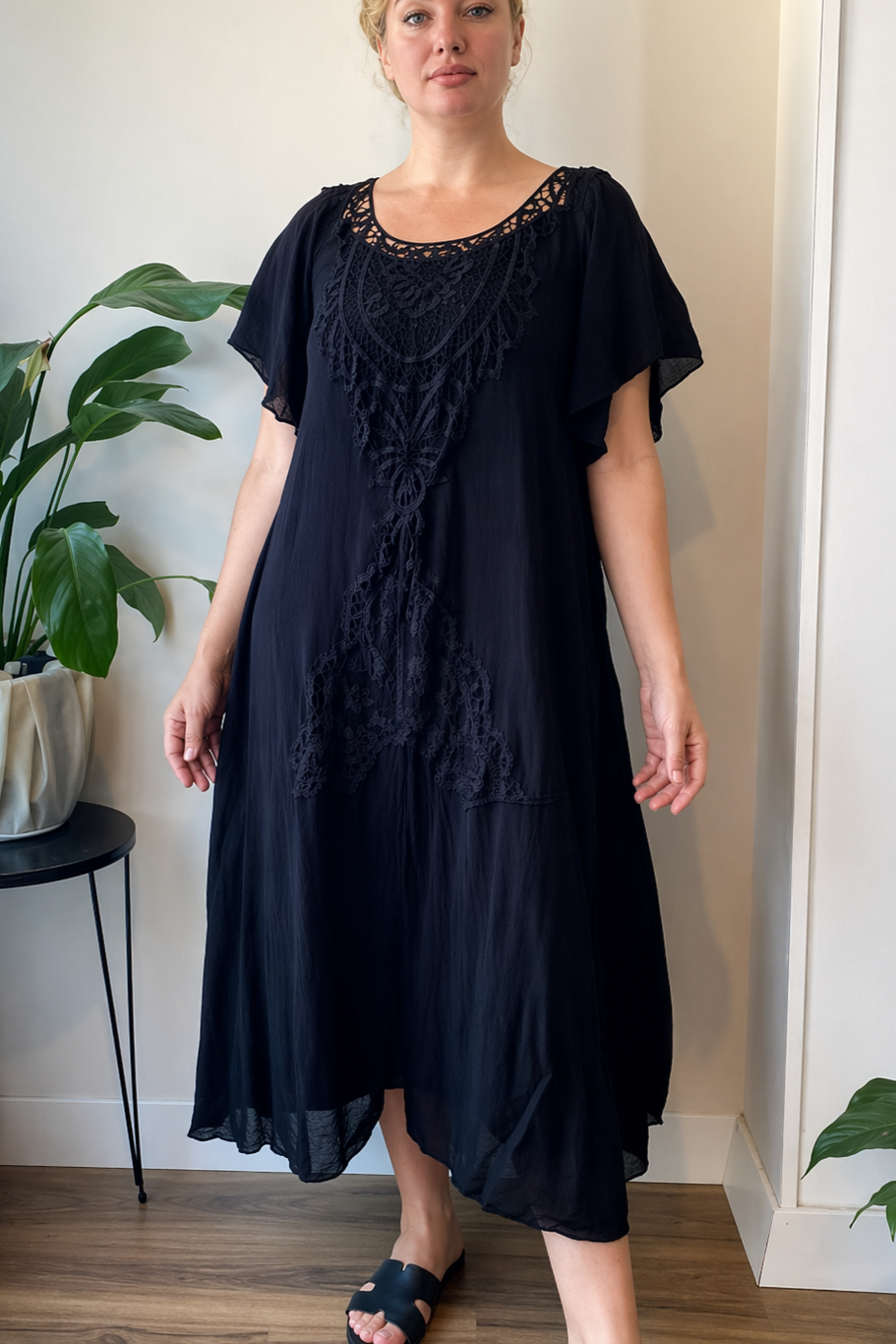 Elegant Boho Embroidered Midi Dress (Buy 2 Free Shipping)
