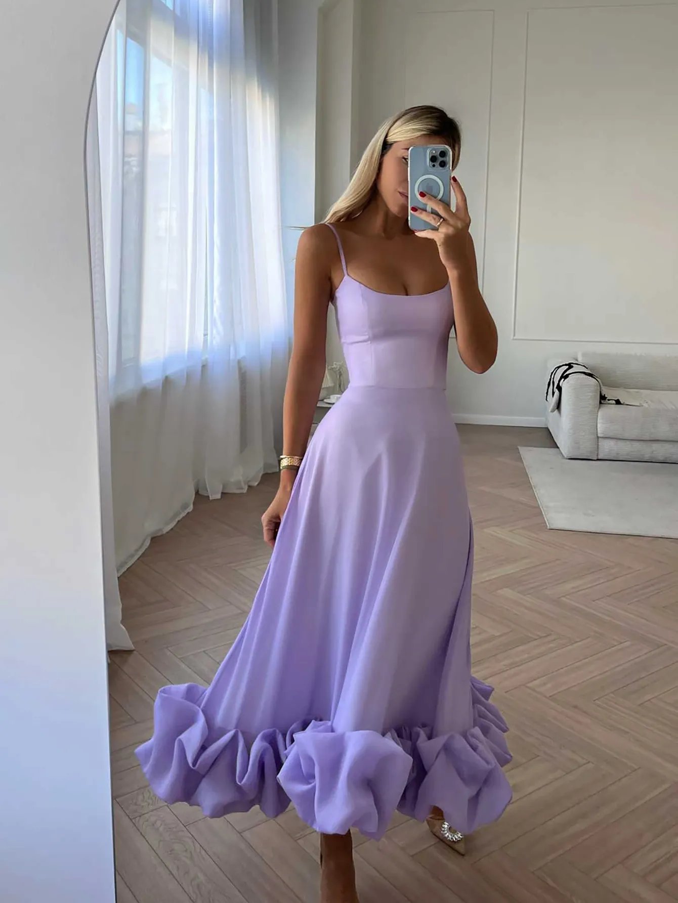 Flounce Dress (Buy 2 Free Shipping)