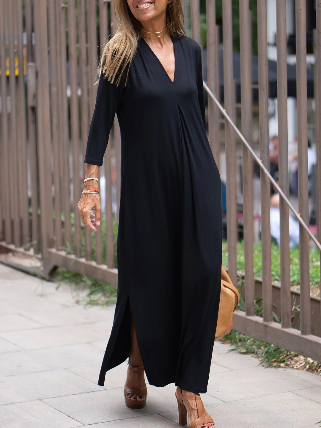 2024 Hot Sale🔥Elegant V-neck Comfortable Dress(BUY 2 FREE SHIPPING)