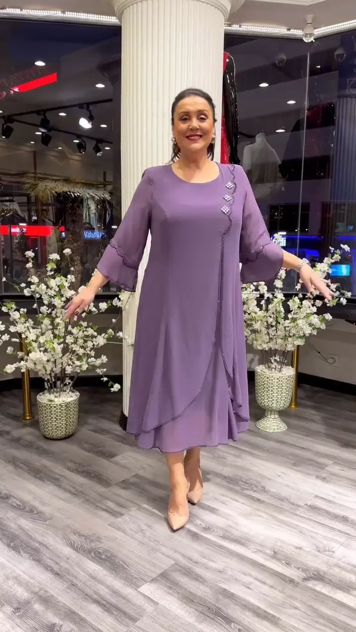 Last Day 70% OFF🔥Chiffon Solid Color Loose Dress (Buy 2 Free Shipping)