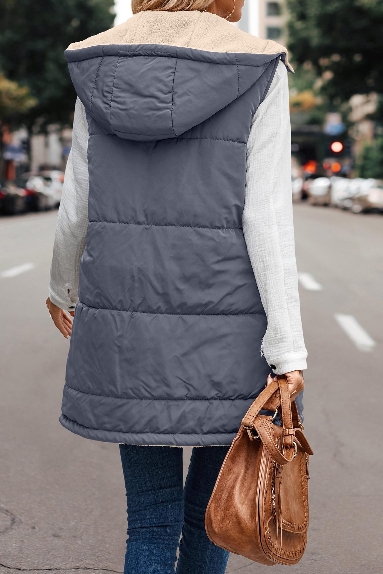 🔥Buy 2 Free Shipping🔥Great Gift! Fall/Winter Reversible Puffer Vest