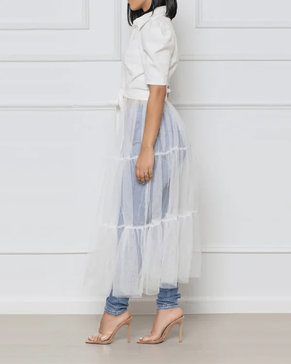 She's So Meshy Top Dress🔥BUY 2 FREE SHIPPING