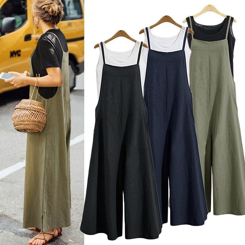 Last Day Promotion 57% OFF🔥Women's Sleeveless Oversized Casual Jumpsuit