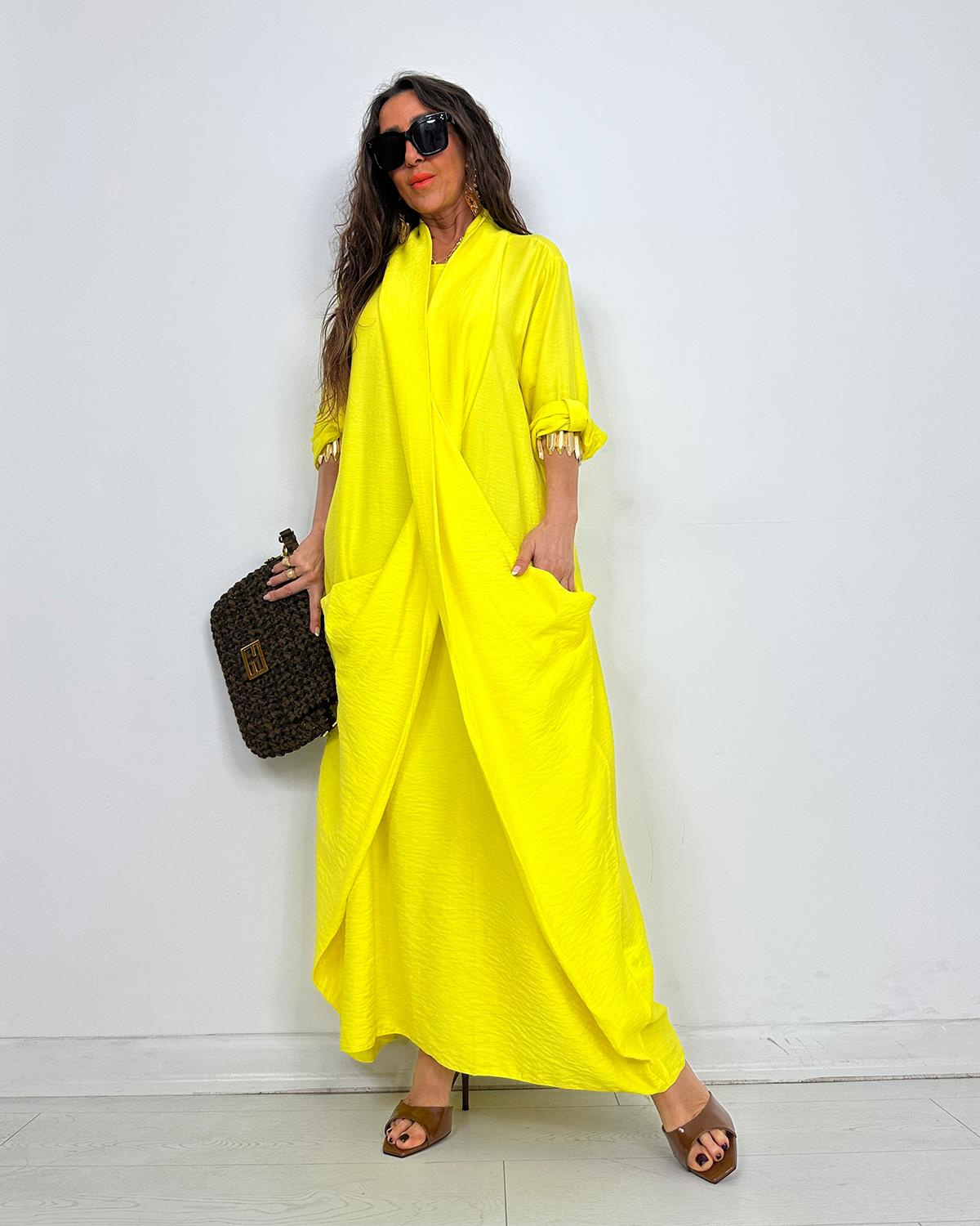 Elegant Draped Layer Maxi Dress (Buy 2 Free Shipping)