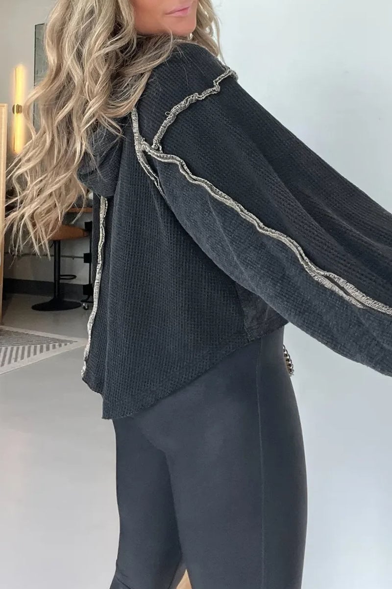 2024 New Oversized Sway Waffle Hoodie (Buy 2 Free Shipping)